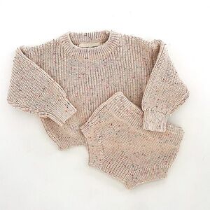 Winnie + Crew Blush Sweater Set 6-12M
